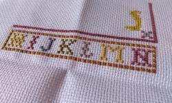 Featured image of post MERMAID ALPHABET BIRTH SAMPLER 1